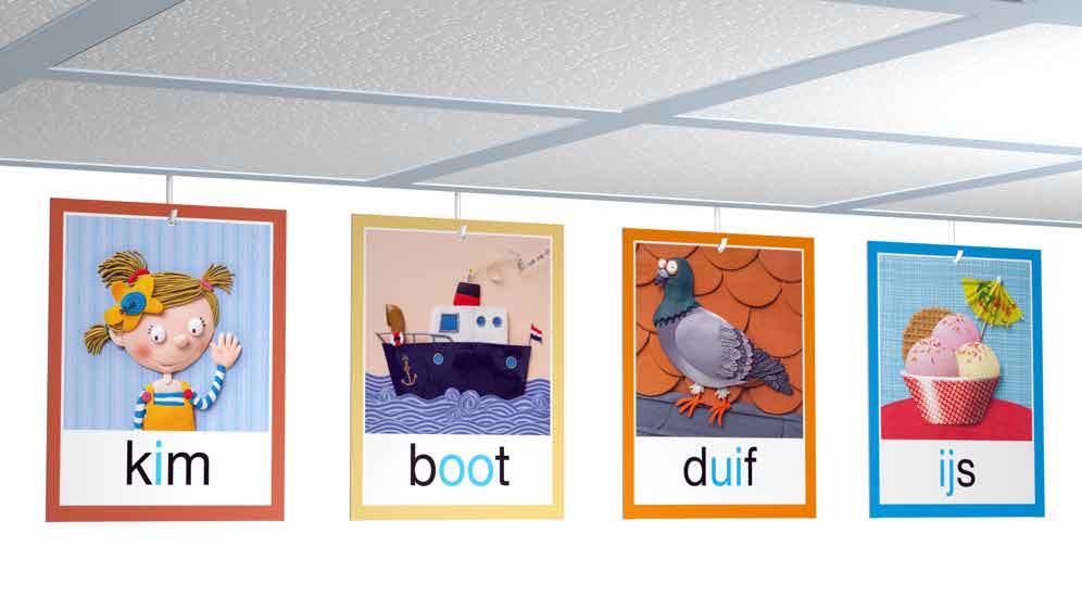 Education - Twister Hook for the reading cards in kindergarten